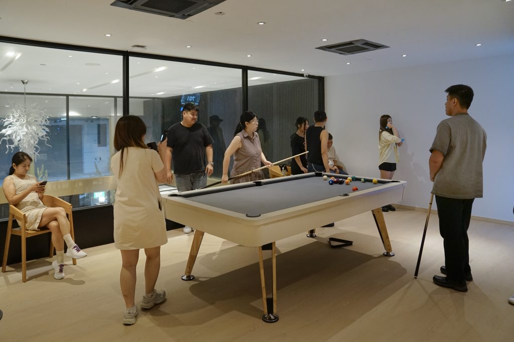 Corporate team bonding activity at Nest 1 loft event space Social Nest Singapore