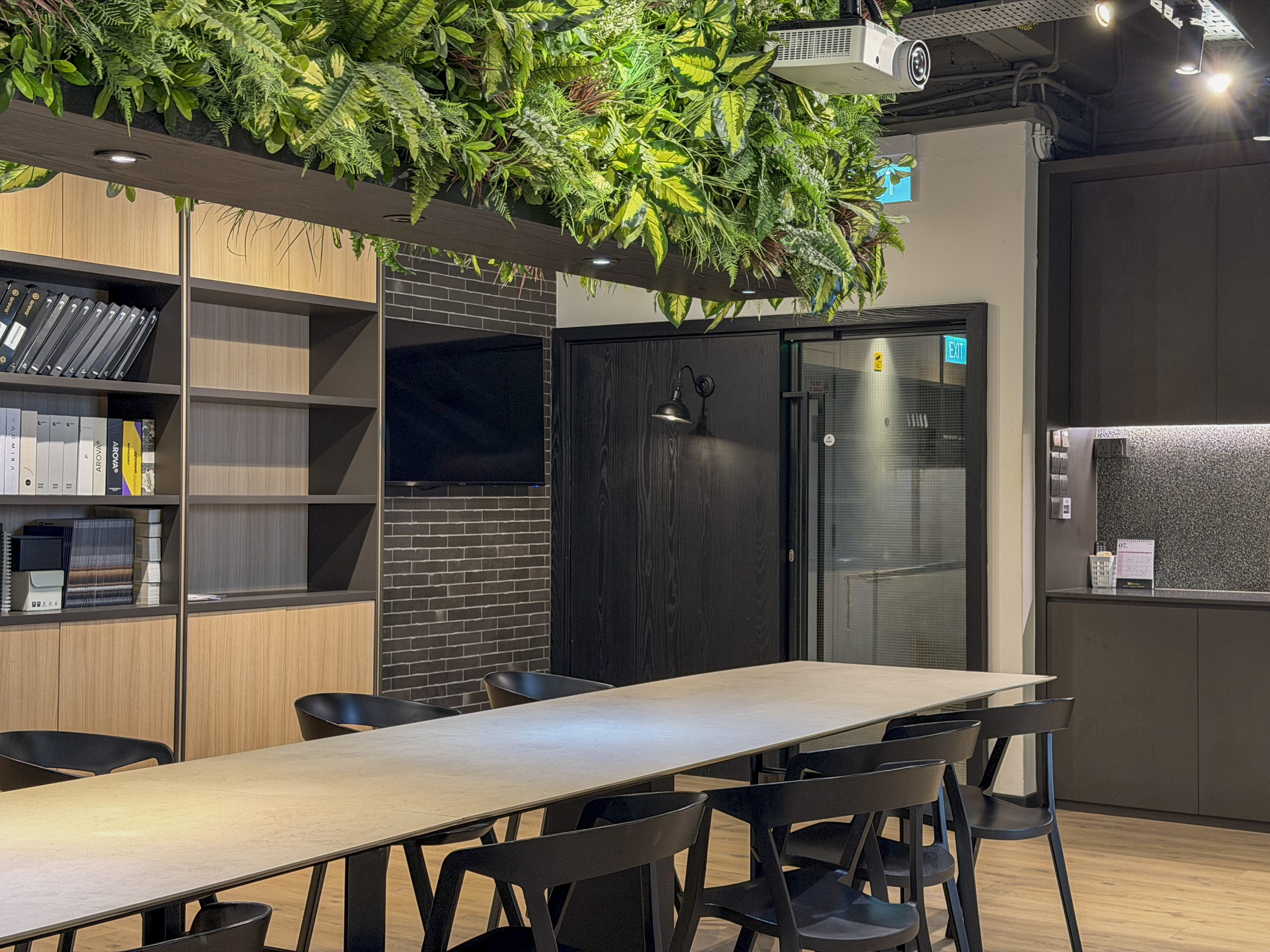 Shared meeting area at Social Nest Workspace