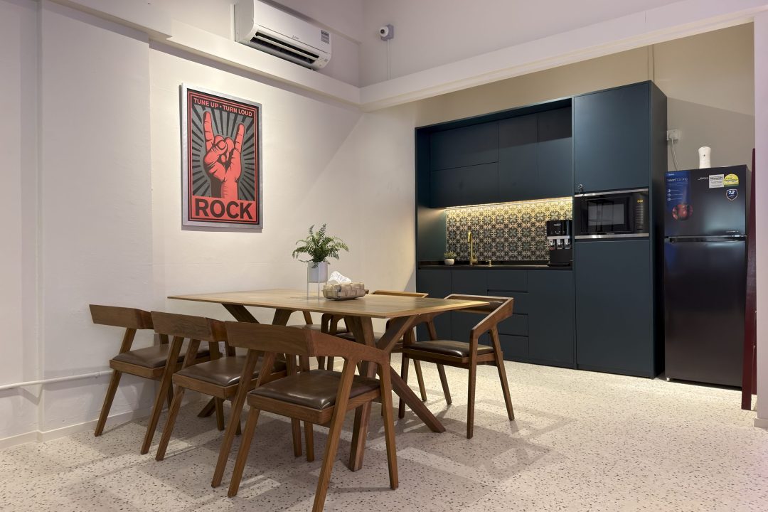 Pantry area at Social Nest Event Space Singapore