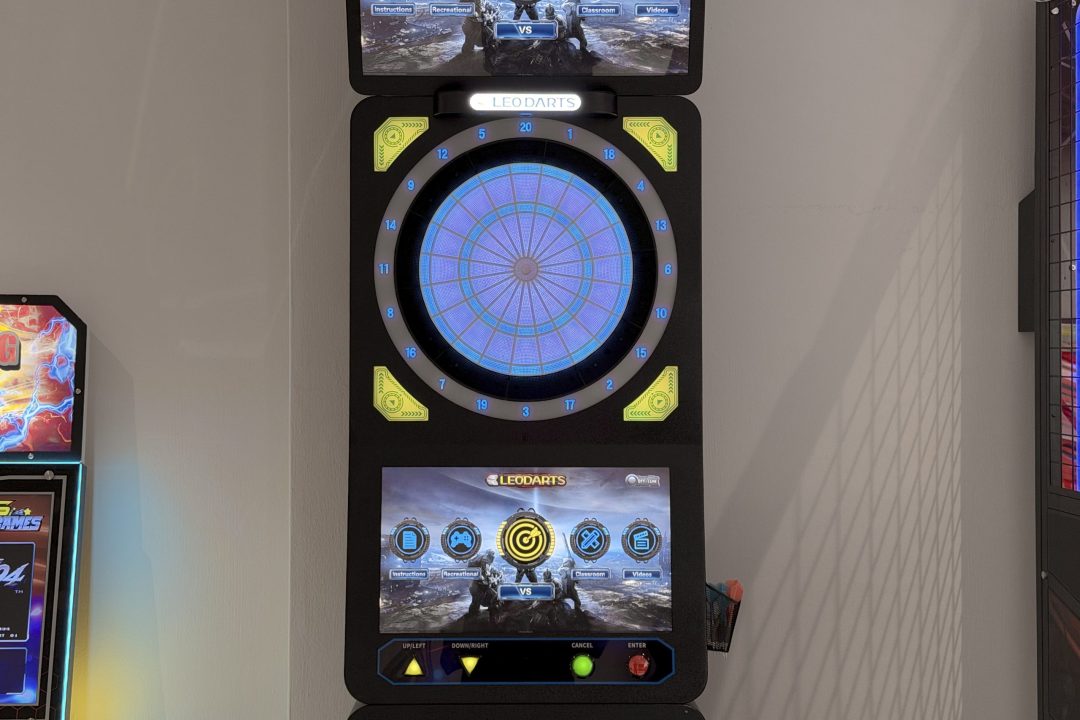 Dart machine at Social Nest Event Space in Singapore